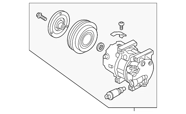 Compressor Assembly - Kia (97701-F6600)