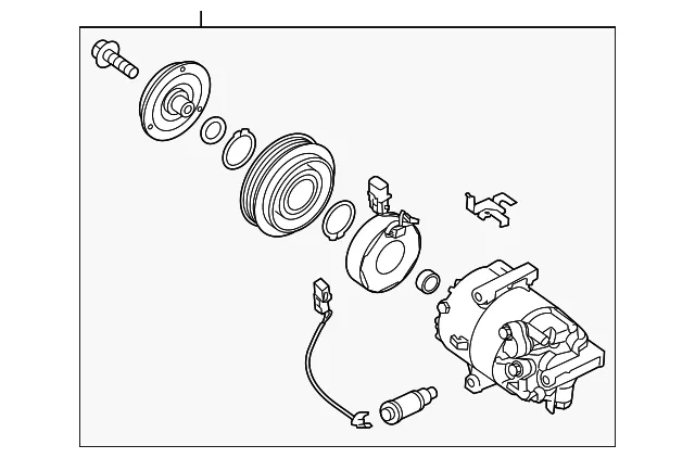 Compressor Assembly - Kia (97701-B0100)