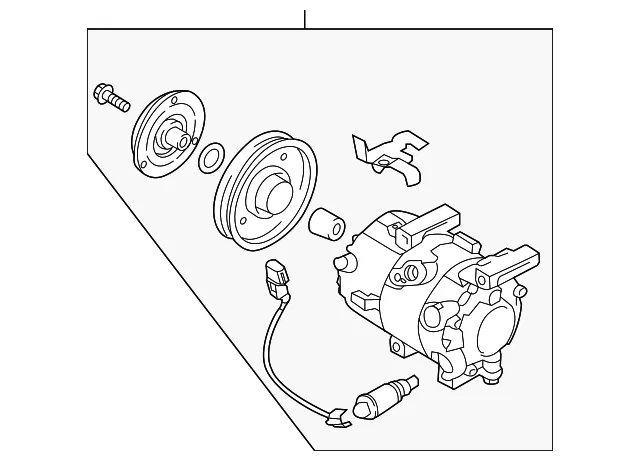 Compressor Assembly - Kia (97701-G4100)