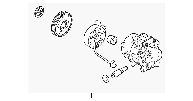 A/C Compressor - Kia (97701-C6950RU)