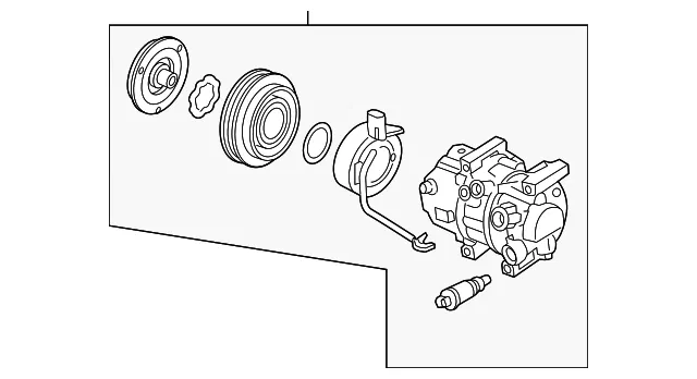 Compressor Assembly - Kia (97701-H9200)