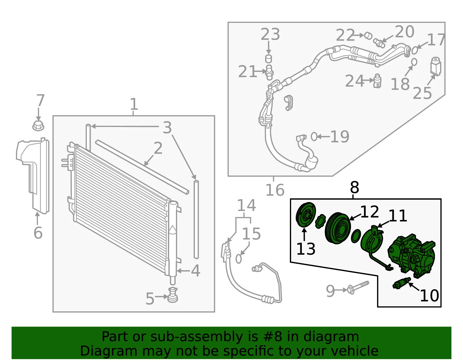 Compressor Assembly - Kia (97701-H9200) - view 2