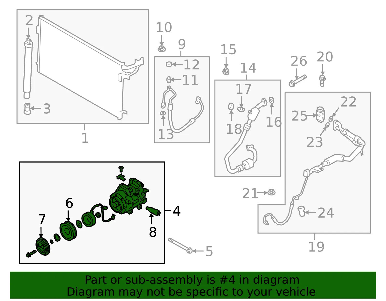 Compressor Assembly - Kia (97701-J6000) - view 2