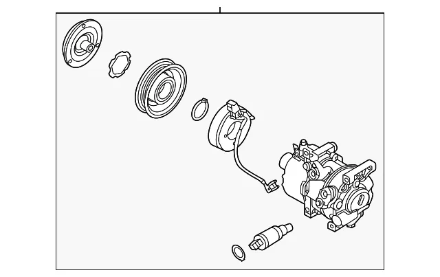 A/C Compressor - Kia (97701-K0000)