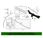 Wiper Linkage - Kia (98120-2T000) - view 4