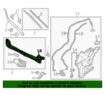 Wiper Linkage - Kia (98120-B2000) - view 4