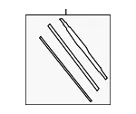 Wiper Blade - Driver's Side (LH) - Kia (98350-S1000) - view 3