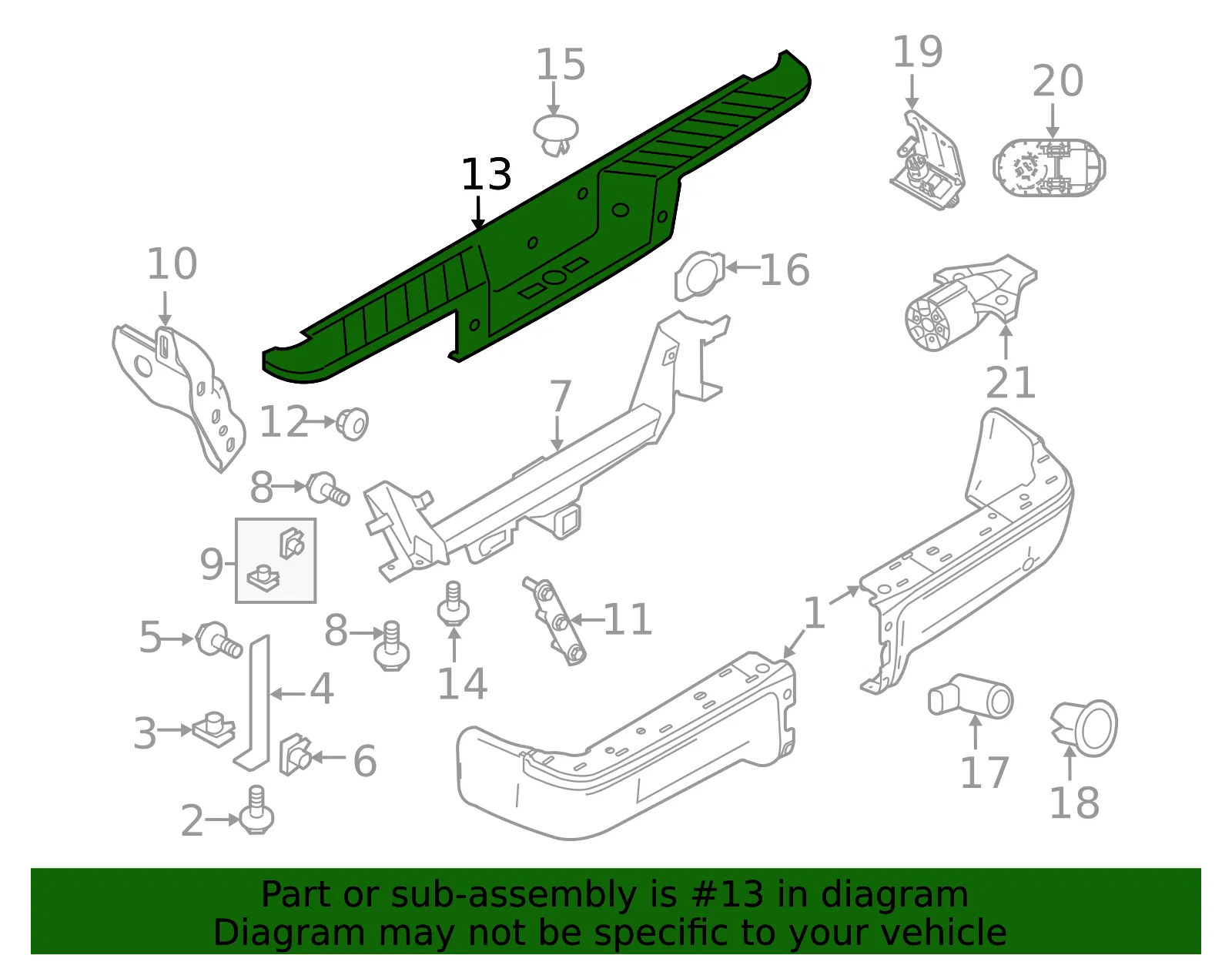 Step Pad - Ford (9L3Z-17B807-A) - view 10