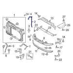 Radiator Support Reinforcement - Driver's Side (LH) - Ford (AV1Z-58101A02-A) - view 9
