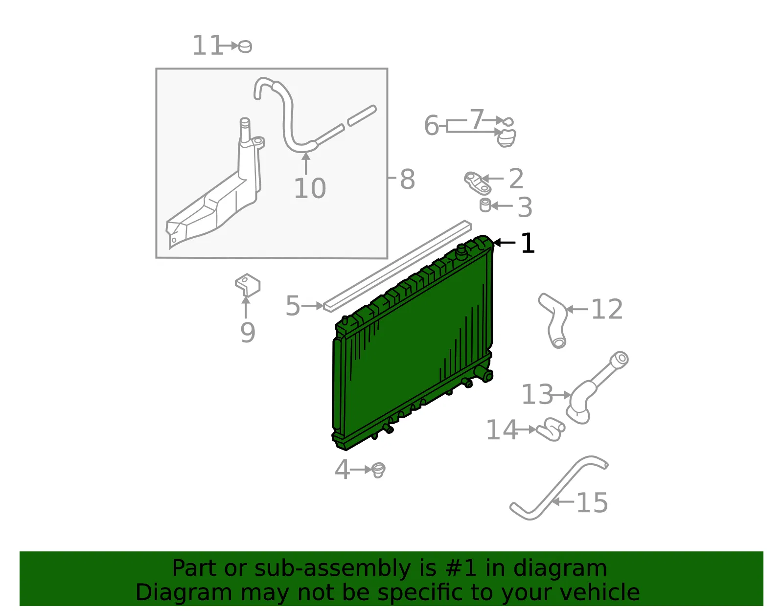 Value Advantage™ RADIATOR ASSEMBLY - Nissan (B1D60-0W01JNW) - view 4