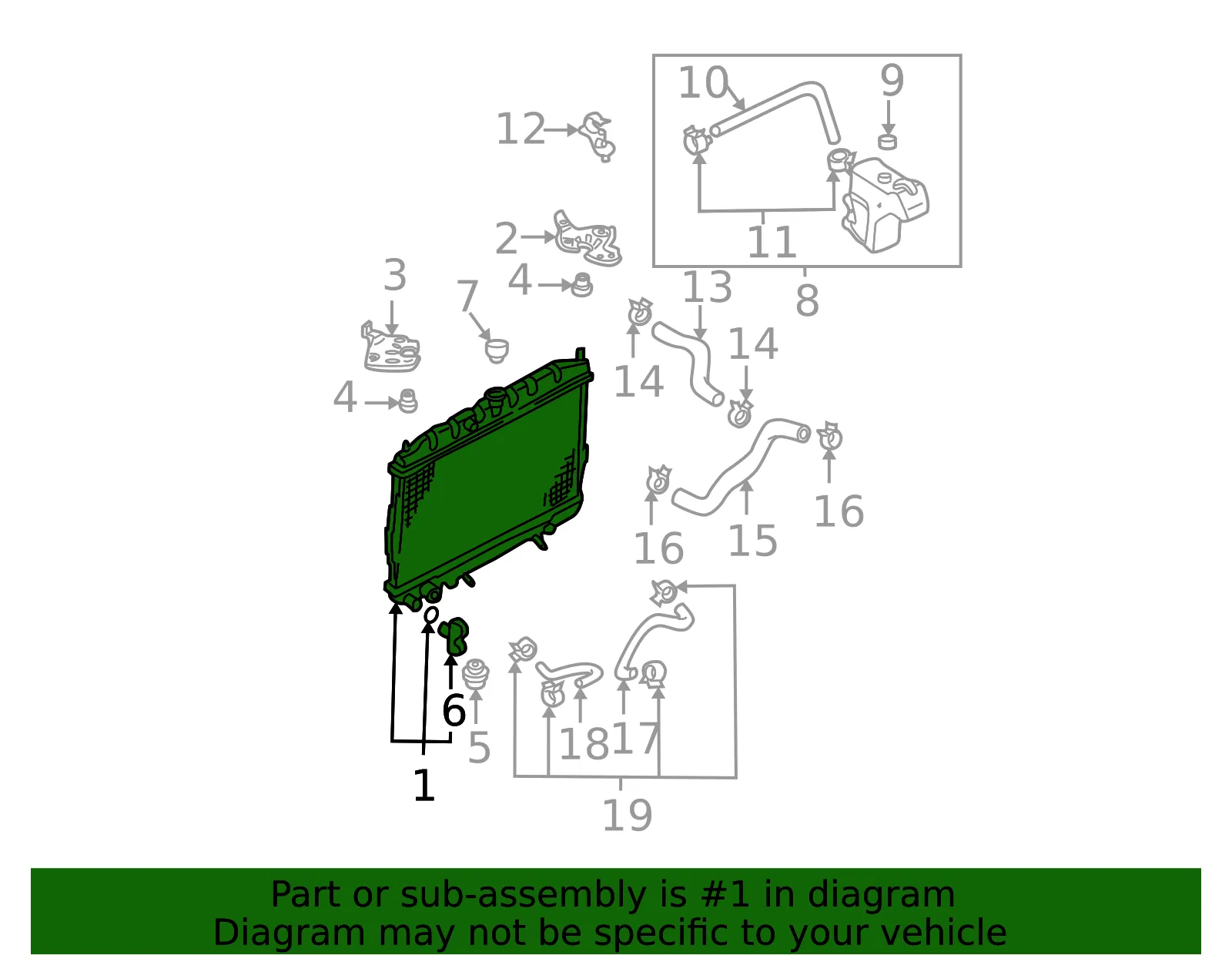 Value Advantage™ RADIATOR ASSEMBLY - Nissan (B1D60-6M10JNW) - view 3