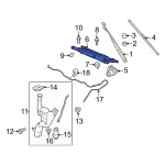 Wiper Linkage - Ford (BE8Z-17566-A) - view 9