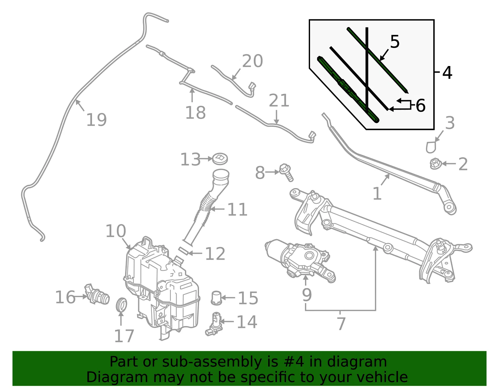 Wiper Blade - Mazda (BHS2-67-330) - view 3
