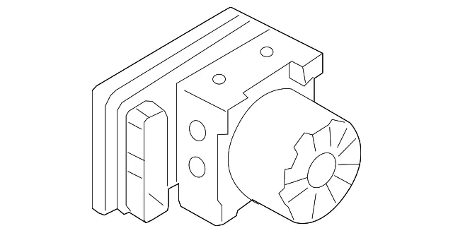 ABS Hydraulic Assembly - Mazda (bdyt437a0)