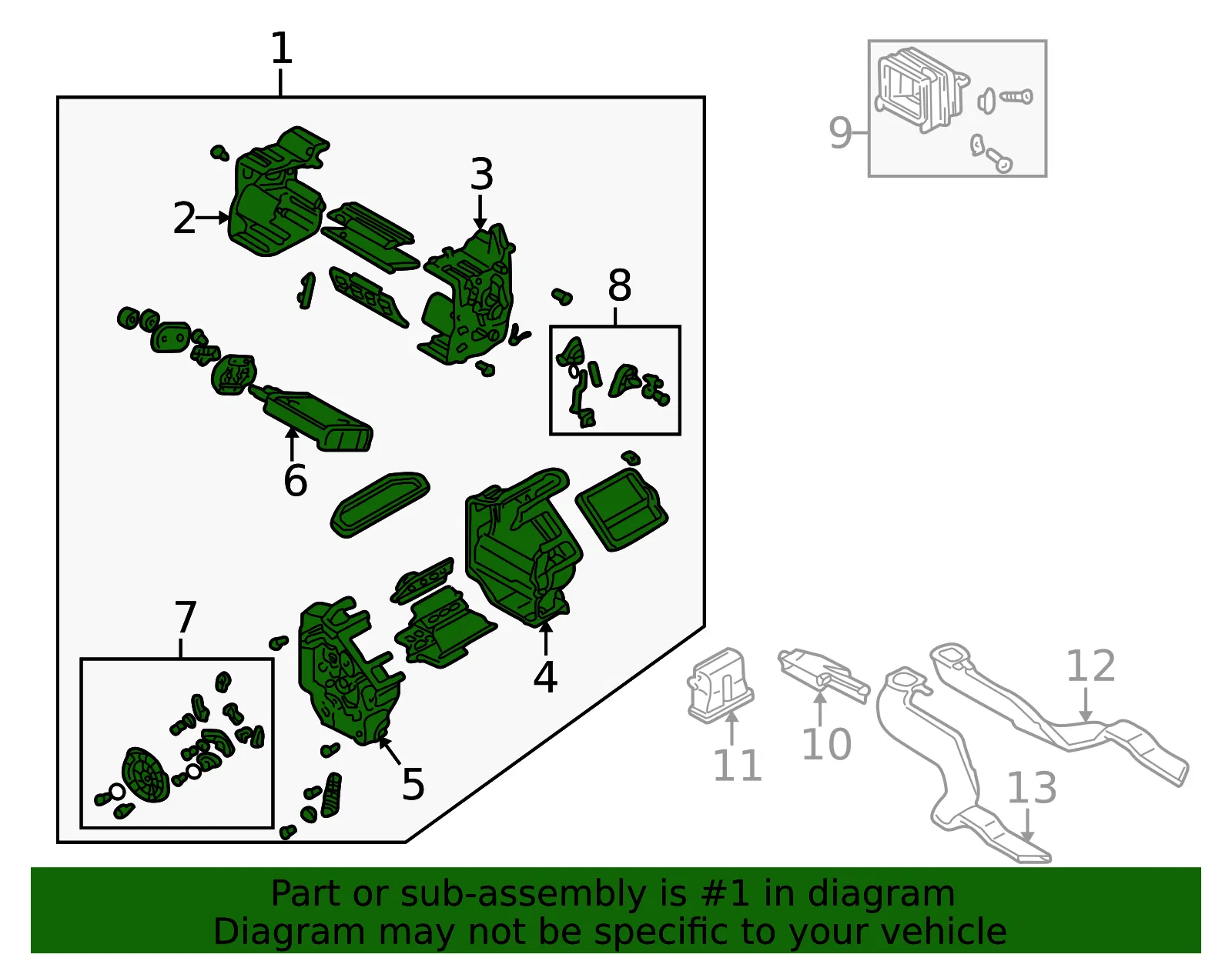 Heater Unit - MAZDA (BJ0F61130F) - view 2