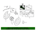 Parking Brake Actuator - Ford (nz6z2b712a) - view 5