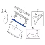 Radiator Support Tie Bar - Ford (BL3Z-16139-B) - view 11