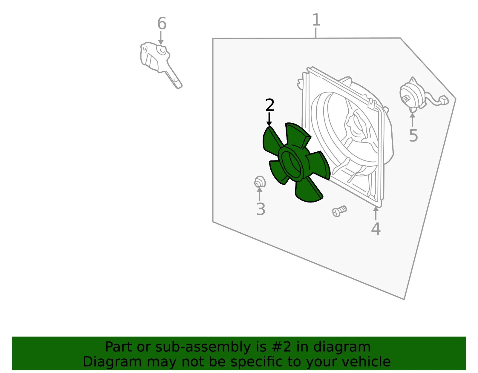 Fan Cooling - MAZDA (BP2915140) - view 2