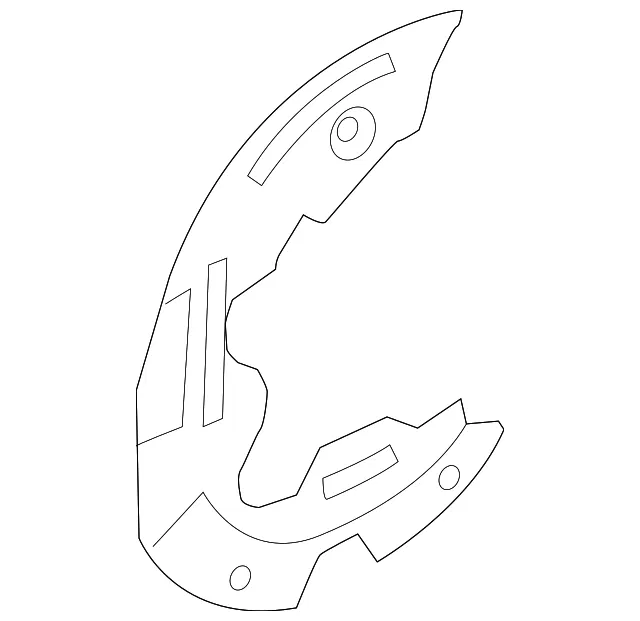 Motorcraft™ Brake Dust Shield - Ford (BRDS-15)