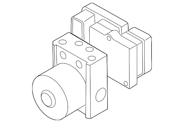 ABS Hydraulic Assembly - Mazda (bryv437azb)