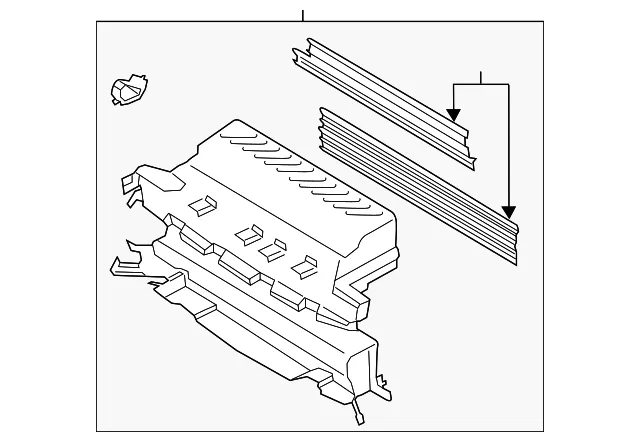 Radiator Shutter Assembly - Ford (CJ5Z-8475-C) - view 8