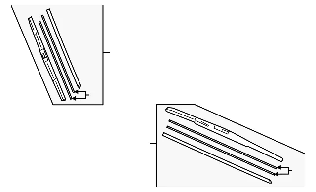Wiper Blade - Mazda (DB4G-67-330) - view 2
