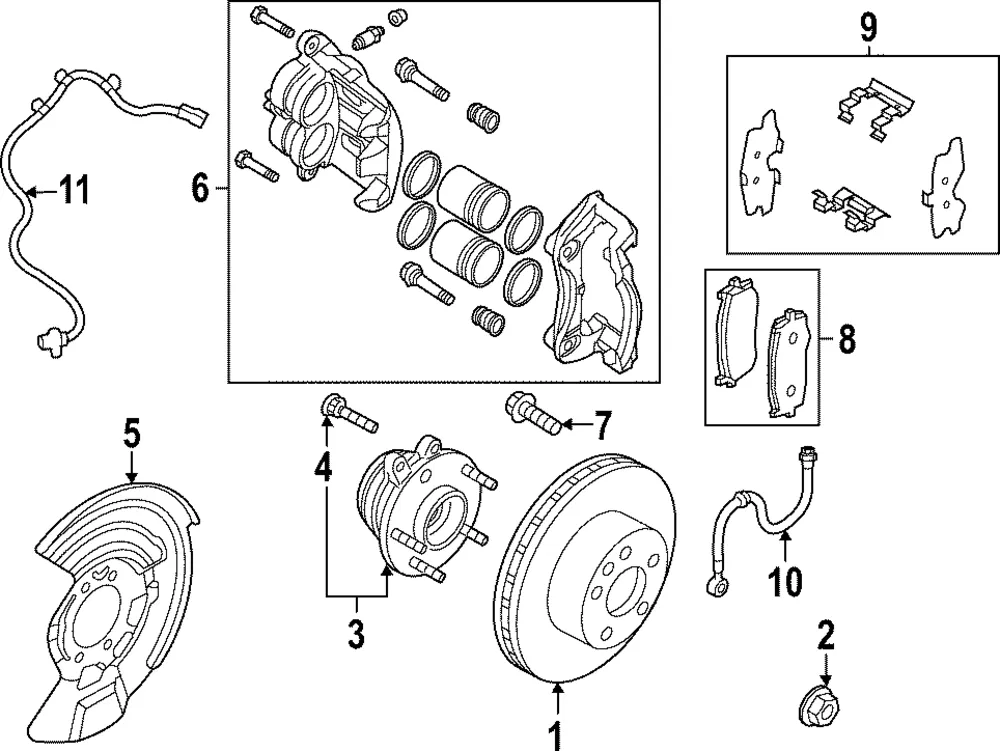 Value Advantage™ PAD KIT-FRONT - Nissan (DA06M-6TA0PNW)