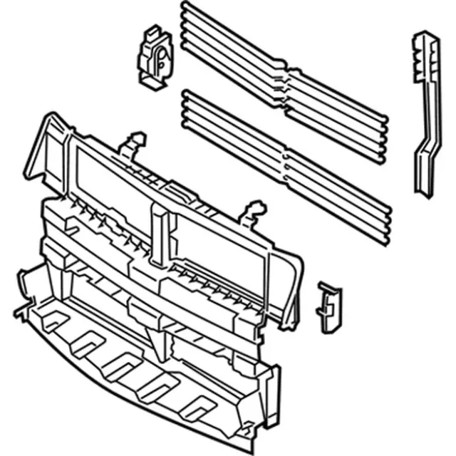 Shutter Assembly Radiator Control - Ford (DA5Z-8475-B) - view 2