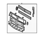 Shutter Assembly Radiator Control - Ford (DA5Z-8475-B) - view 9