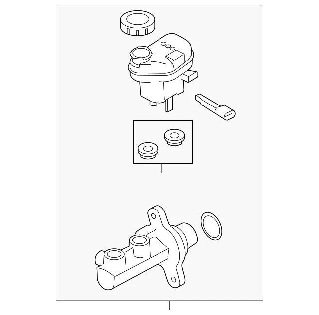 Kit Master Cylinder Repair - Ford (DG1Z-2140-C) - view 5