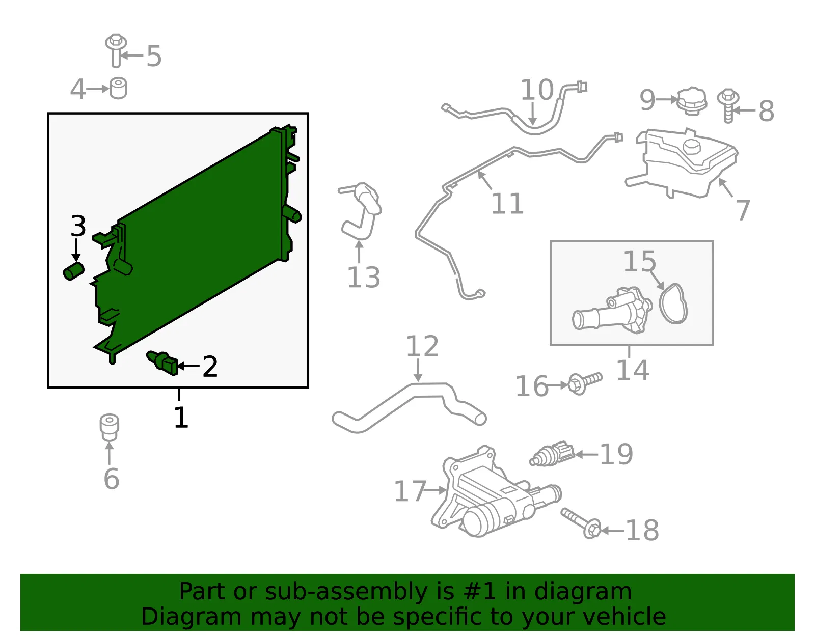 Radiator - Ford (DG9Z-8005-H) - view 7