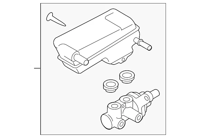 Master Cylinder - Mazda (DKY0-43-40Z) - view 2