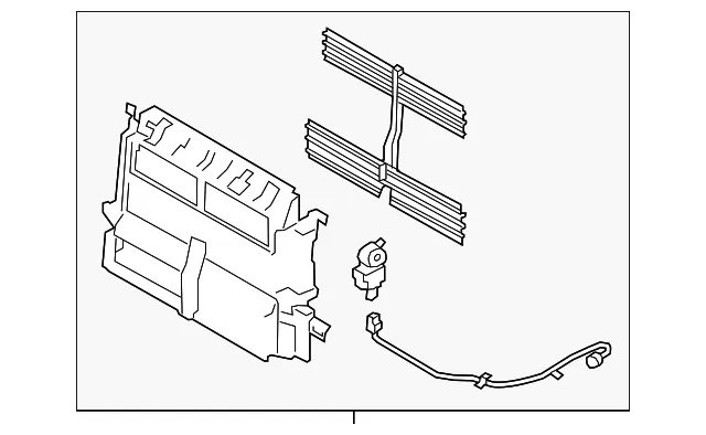Radiator Shutter Assembly - Ford (DM5Z-8475-A) - view 6