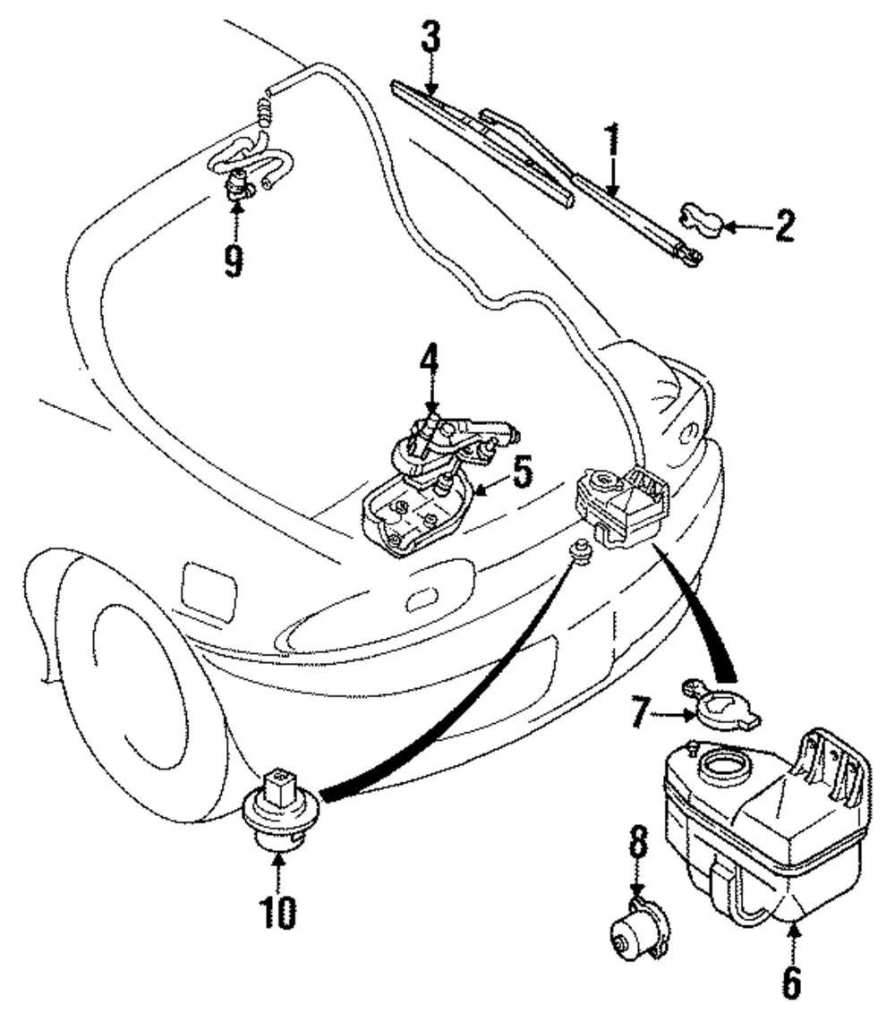 Blade Wiper Rr - MAZDA (EA0567330A)