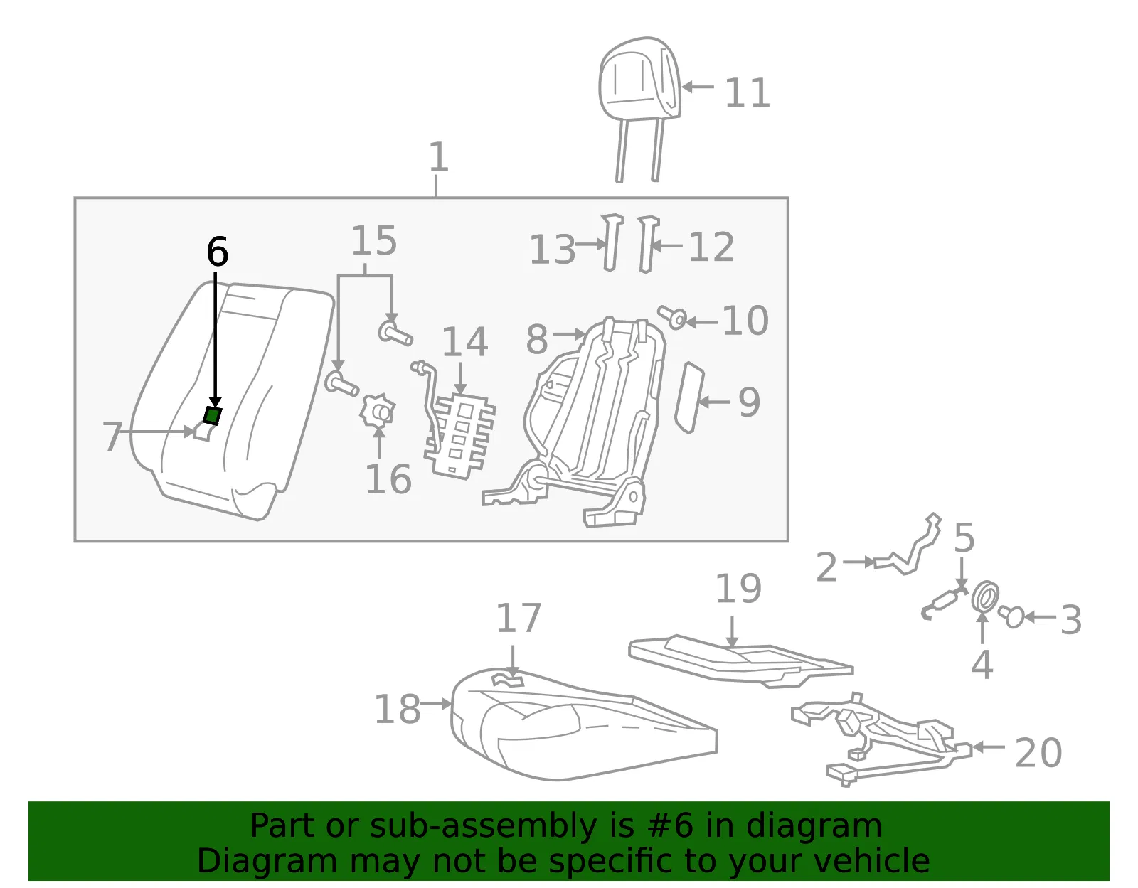 Pad Lt Frt - Driver's Side (LH) - Mazda (EF93-88-182B) - view 2