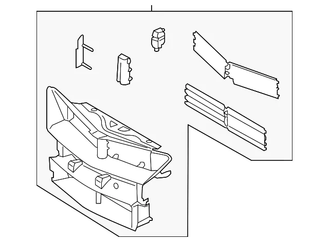 Shutter Assembly Radiator Control - Ford (EJ7Z-8475-A) - view 3