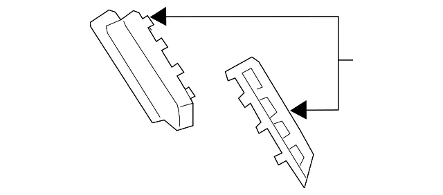 Dashboard Air Vent - Ford (EM2Z-19893-AC) - view 8