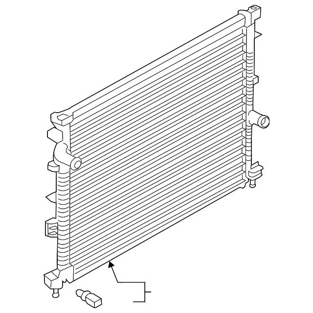 Radiator - Ford (F2GZ-8005-C) - view 4