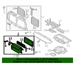 Radiator Shutter Assembly - Ford (JL3Z-8475-F) - view 10