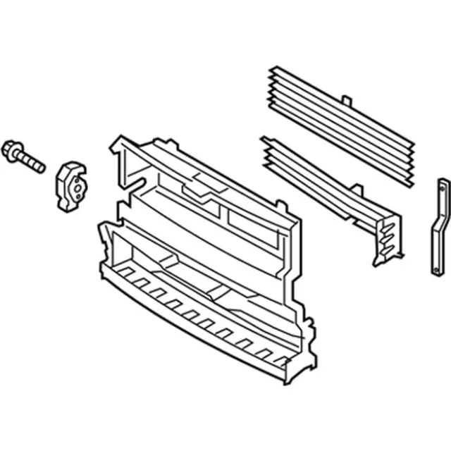 Shutter Assembly Radiator Control - Ford (fp5z8475b) - view 4
