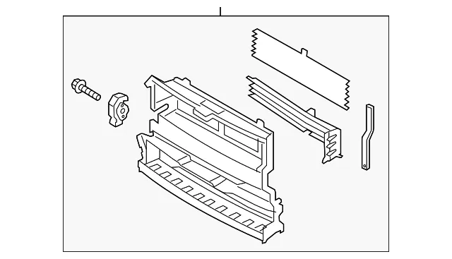 Shutter Assembly Radiator Control - Ford (dp5z8475b) - view 3