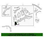 Radiator Support Tie Bar Bracket - Ford (FR3Z-16152-C) - view 10