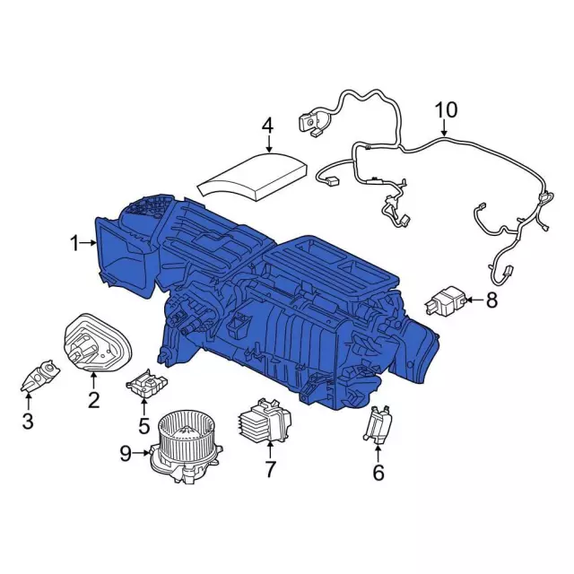 Evaporator Assembly - Ford (fr3z19850ae) - view 2