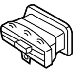 Dashboard Air Vent - Ford (FR3Z-19893-AH) - view 13