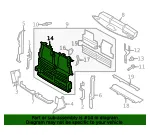 Radiator Shutter Assembly - Ford (FT4Z-8B455-B) - view 12