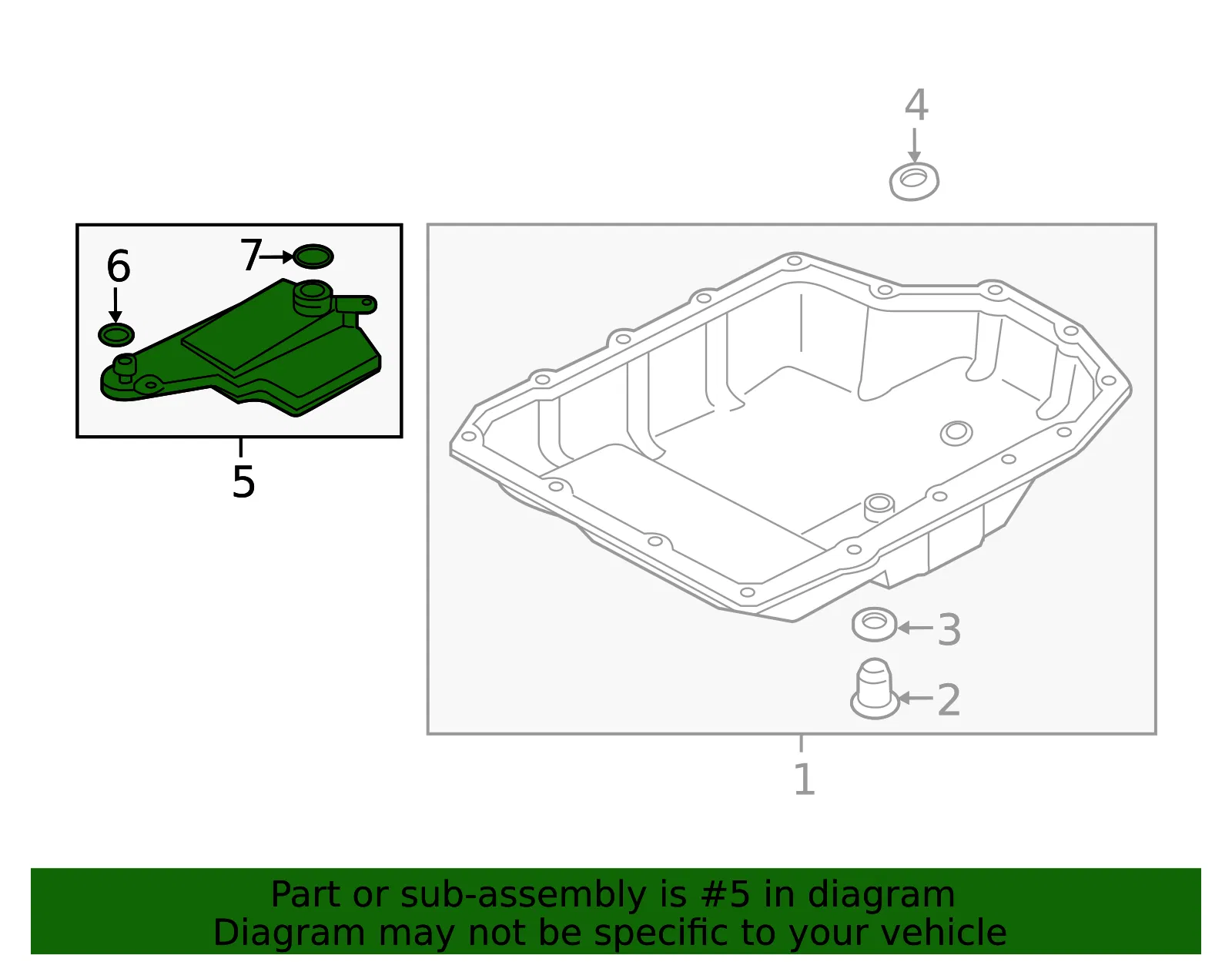 Transmission Oil Filter - Mazda (FZ01-21-500) - view 3