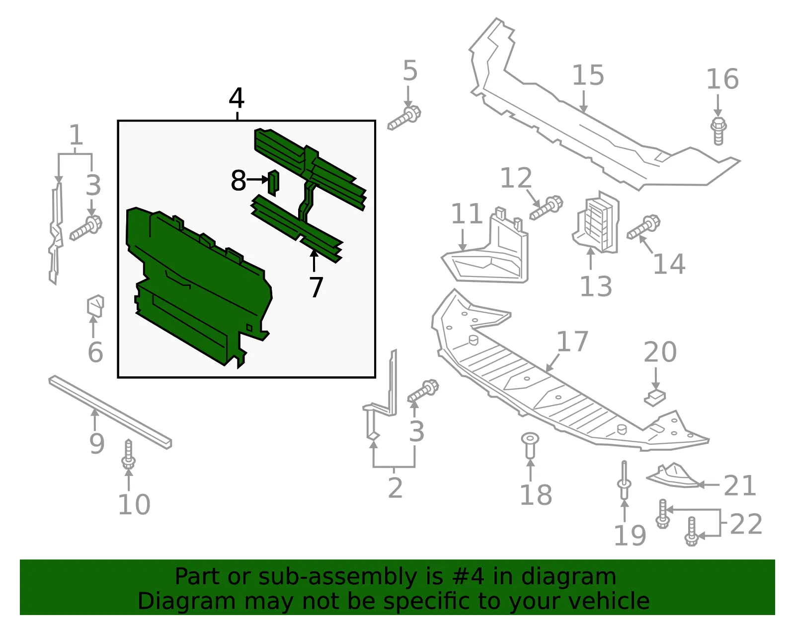 Shutter Assembly Radiator Control - Ford (GD9Z-8475-A) - view 6