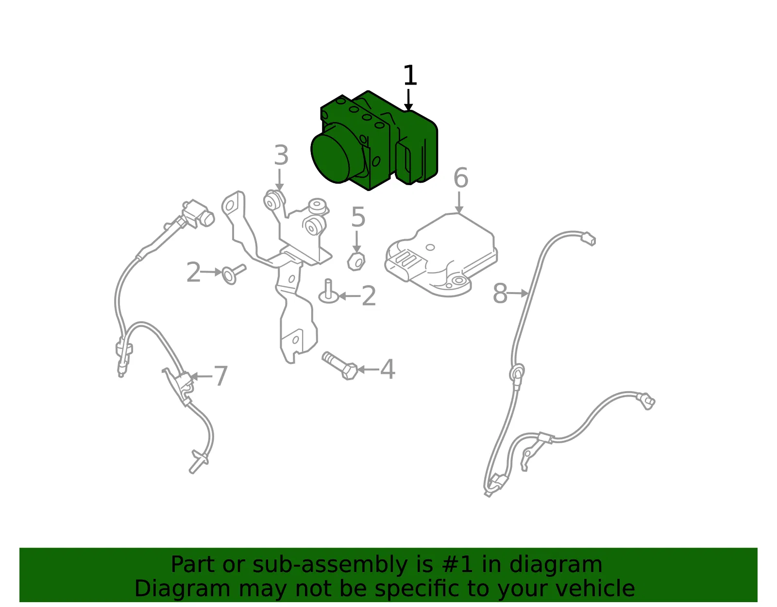 ABS Hydraulic Assembly - Mazda (gsyl437a0a) - view 2