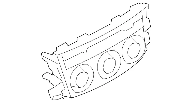 HVAC Temperature Control Panel - Mazda (gjr961190b)