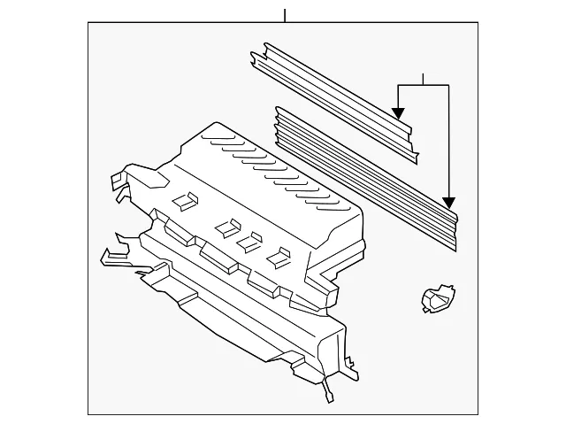 Radiator Shutter Assembly - Ford (GV4Z-8475-A) - view 2